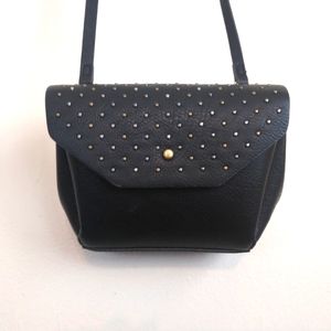 AEO black Vegan leather mini crossbody